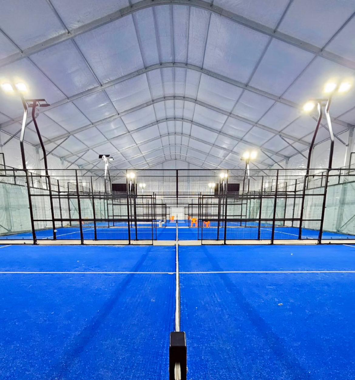 Techo lona PVC industrial cancha deportiva